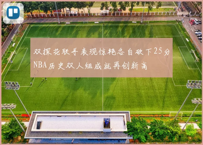 双探花联手表现惊艳各自砍下25分NBA历史双人组成就再创新高